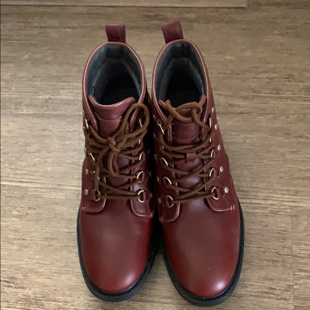 Cole Hann Waterproof Lace-up Boots